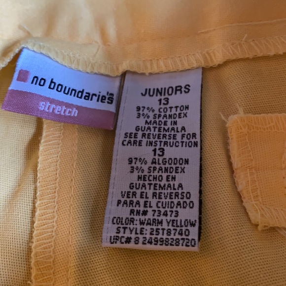 SOLD  NOT FOR SALE yellow Capris - Picture 2 of 8